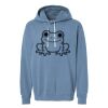 Unisex Garment-Dyed Lightweight Fleece Hooded Sweatshirt Thumbnail