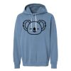 Unisex Garment-Dyed Lightweight Fleece Hooded Sweatshirt Thumbnail