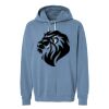 Unisex Garment-Dyed Lightweight Fleece Hooded Sweatshirt Thumbnail