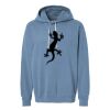 Unisex Garment-Dyed Lightweight Fleece Hooded Sweatshirt Thumbnail